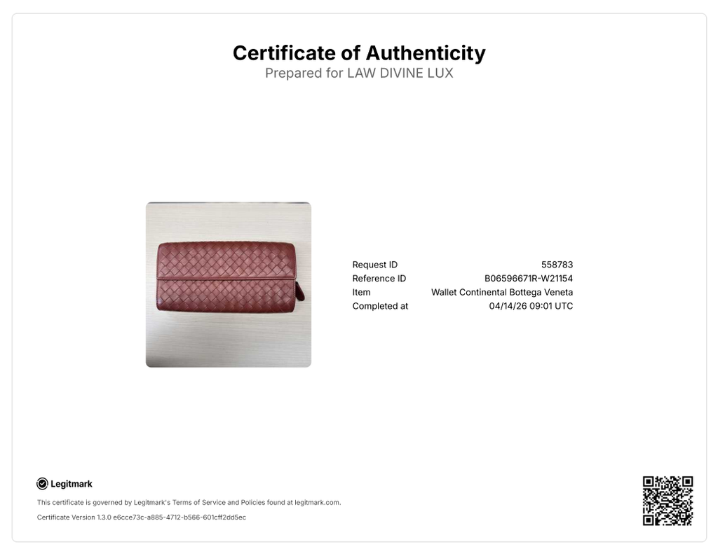 Intrecciato Weave Flap Long Wallet W21154