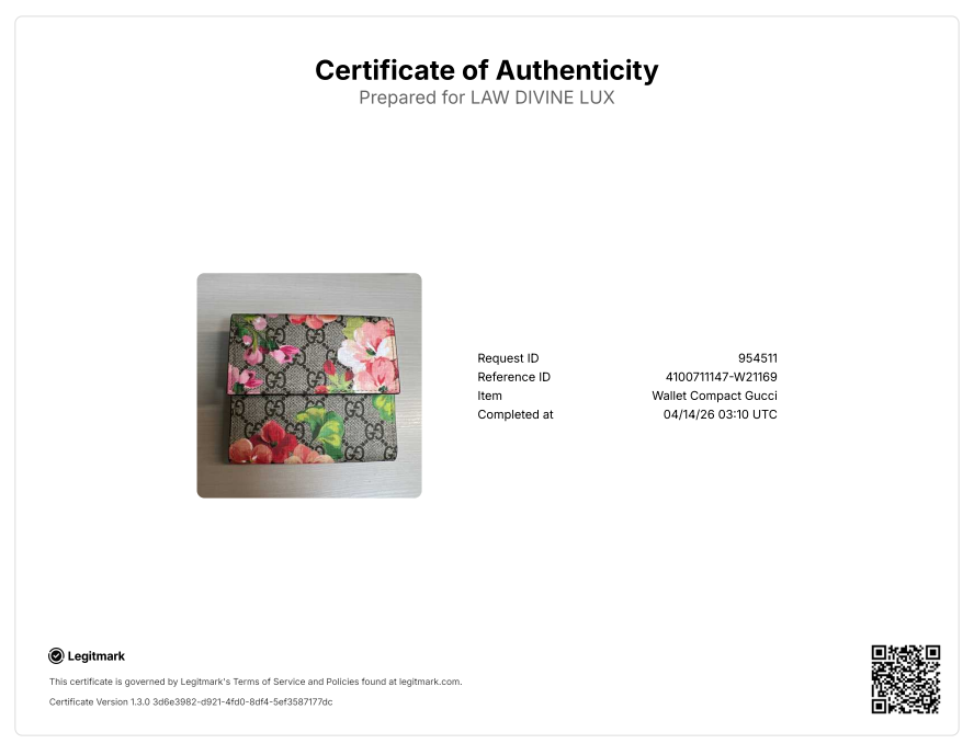 Gucci GG Blooms French Flap Wallet W21172