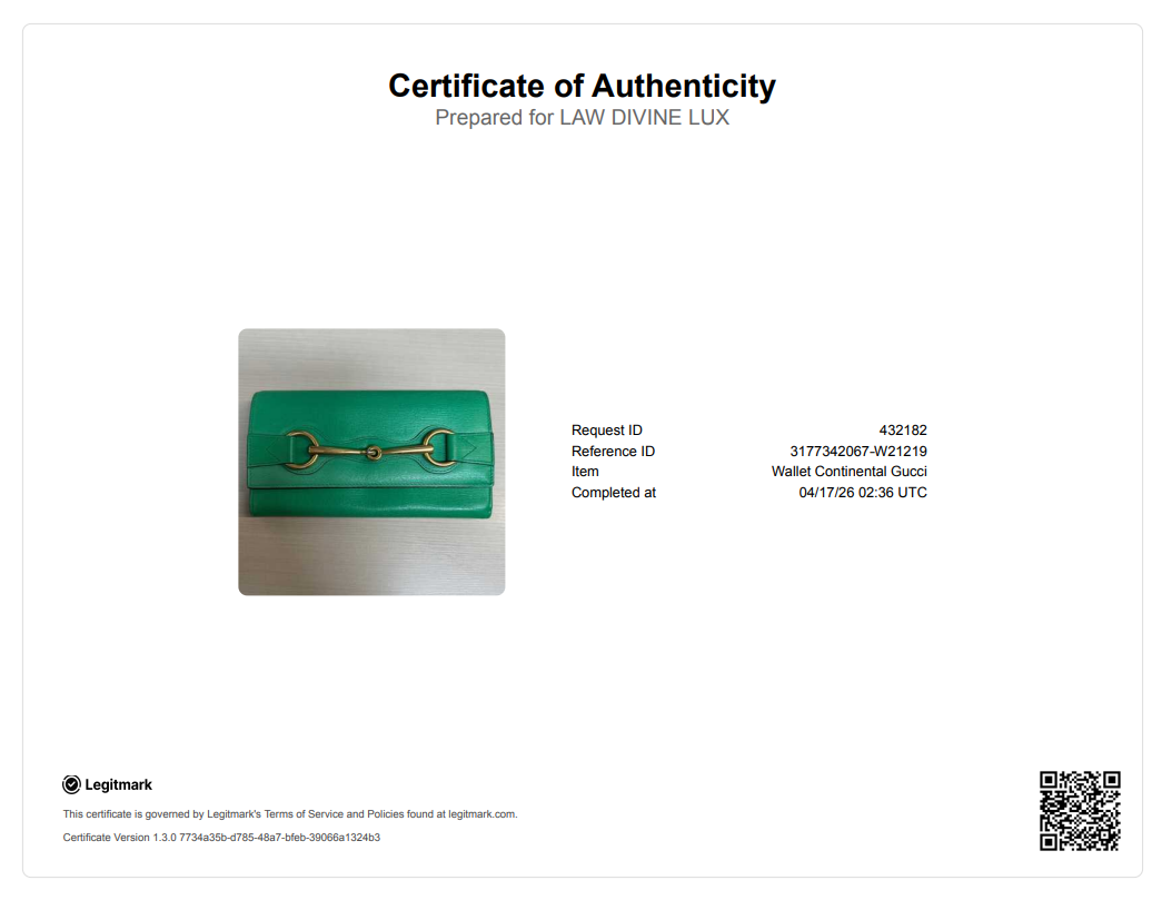 Gucci Horsebit 1955 Continental Wallet W21219