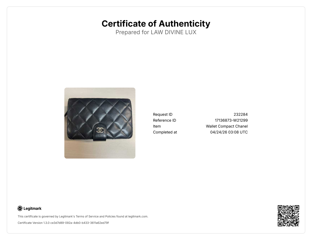 Black Quilted Lambskin Leather L-Zip Compact French Purse Wallet W21299