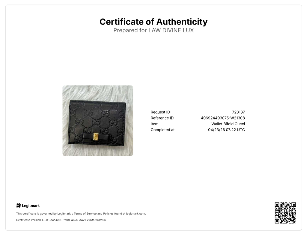Gucci Guccissima Leather Bowy Wallet W21308