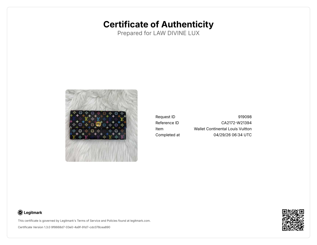 Monogram Multicolor Sarah Wallet Black Grenade W21394