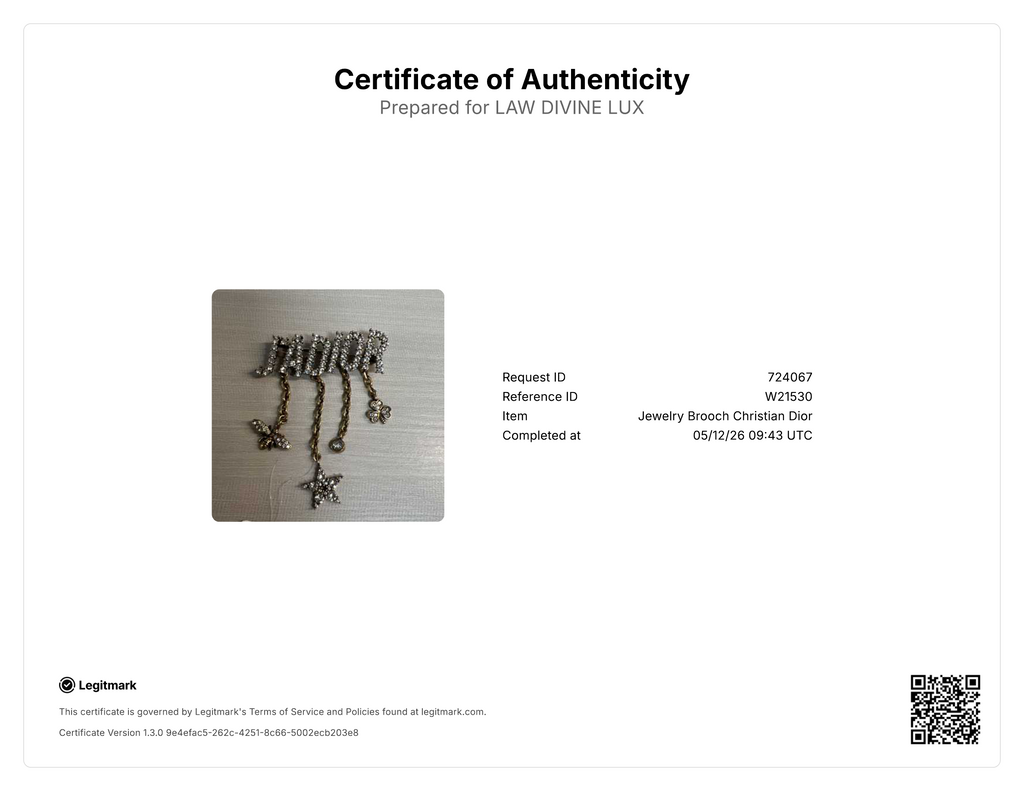 Dior J'Adior Charms Brooch W21530
