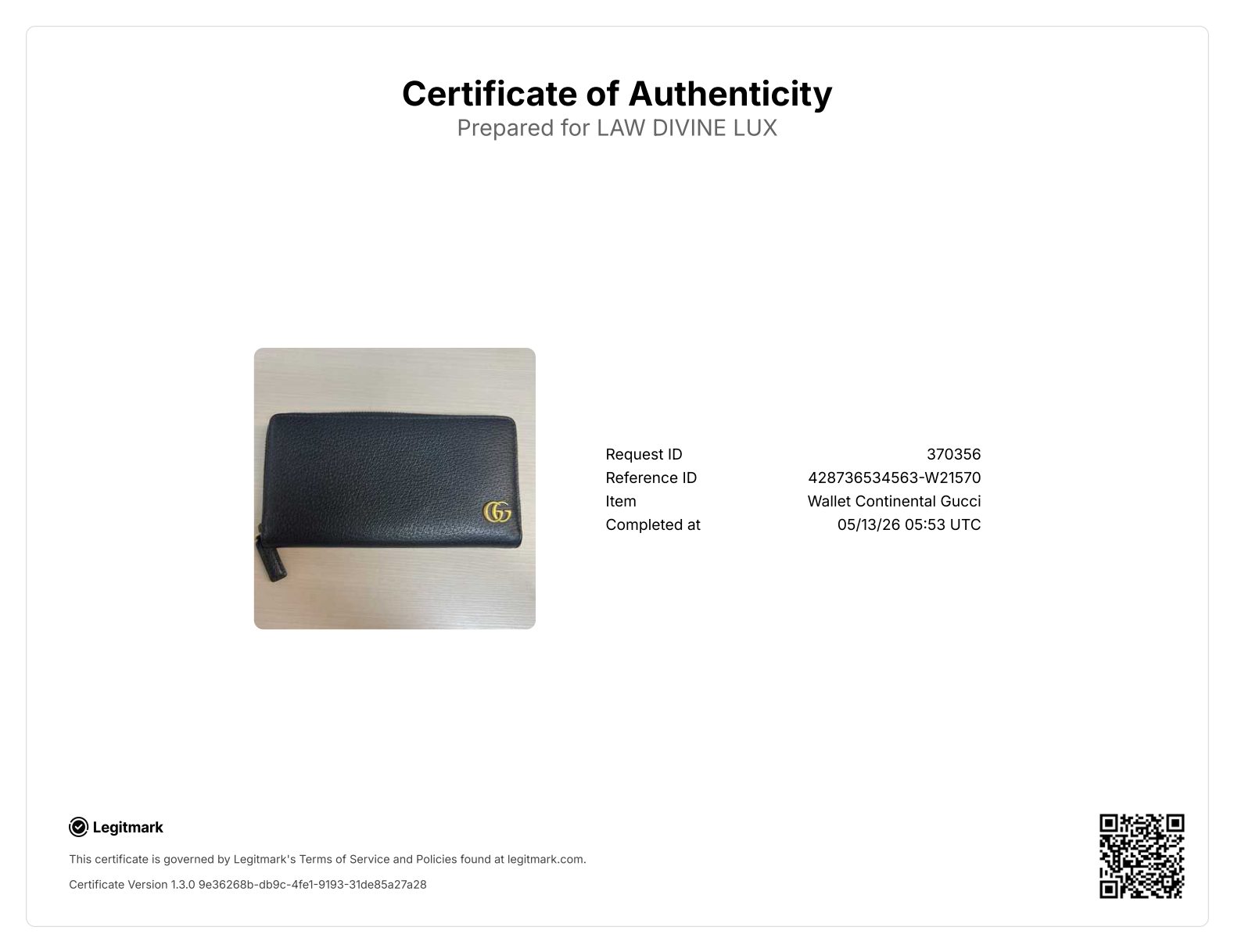 Dollar Calfskin Boar Effect GG Marmont Zip Around Wallet Black W21570