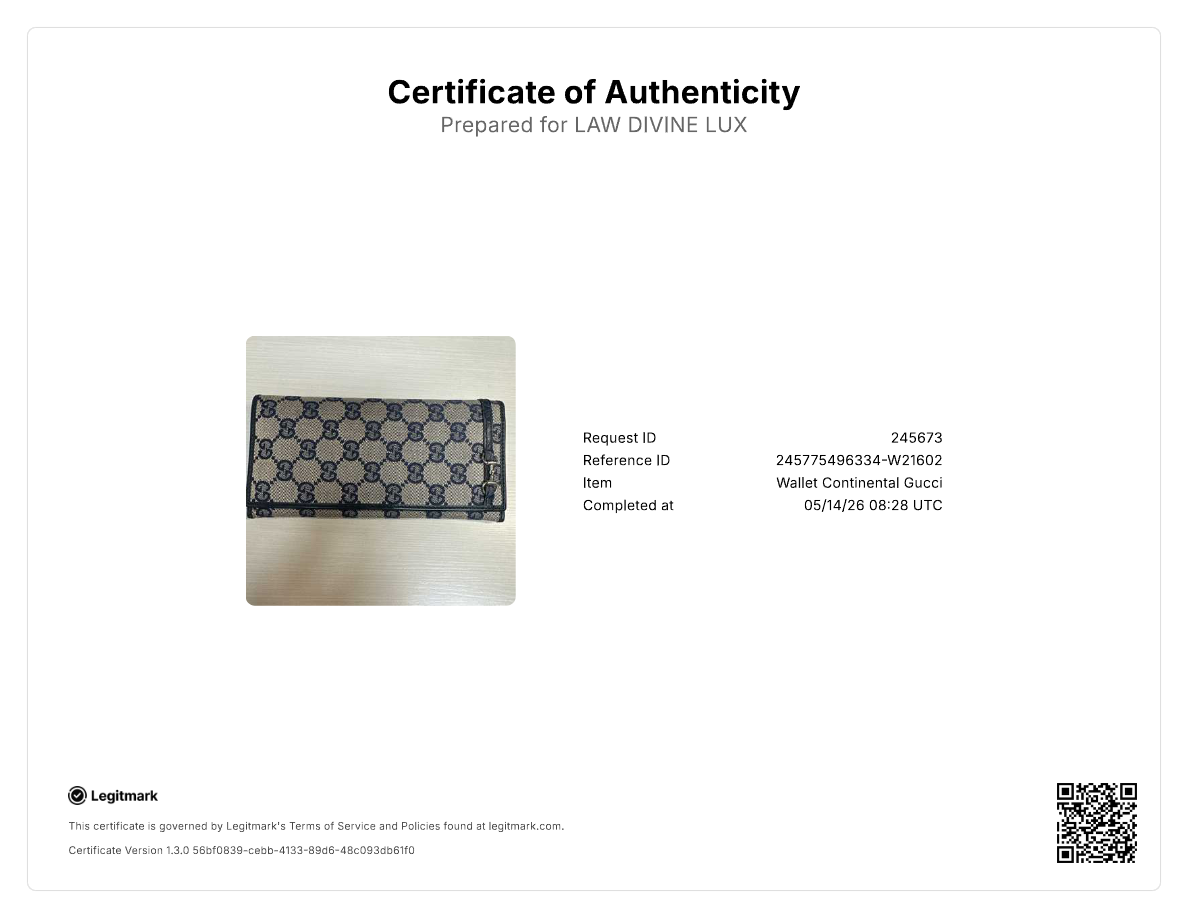 Gucci GG Canvas Horsebit Continental Wallet W21602