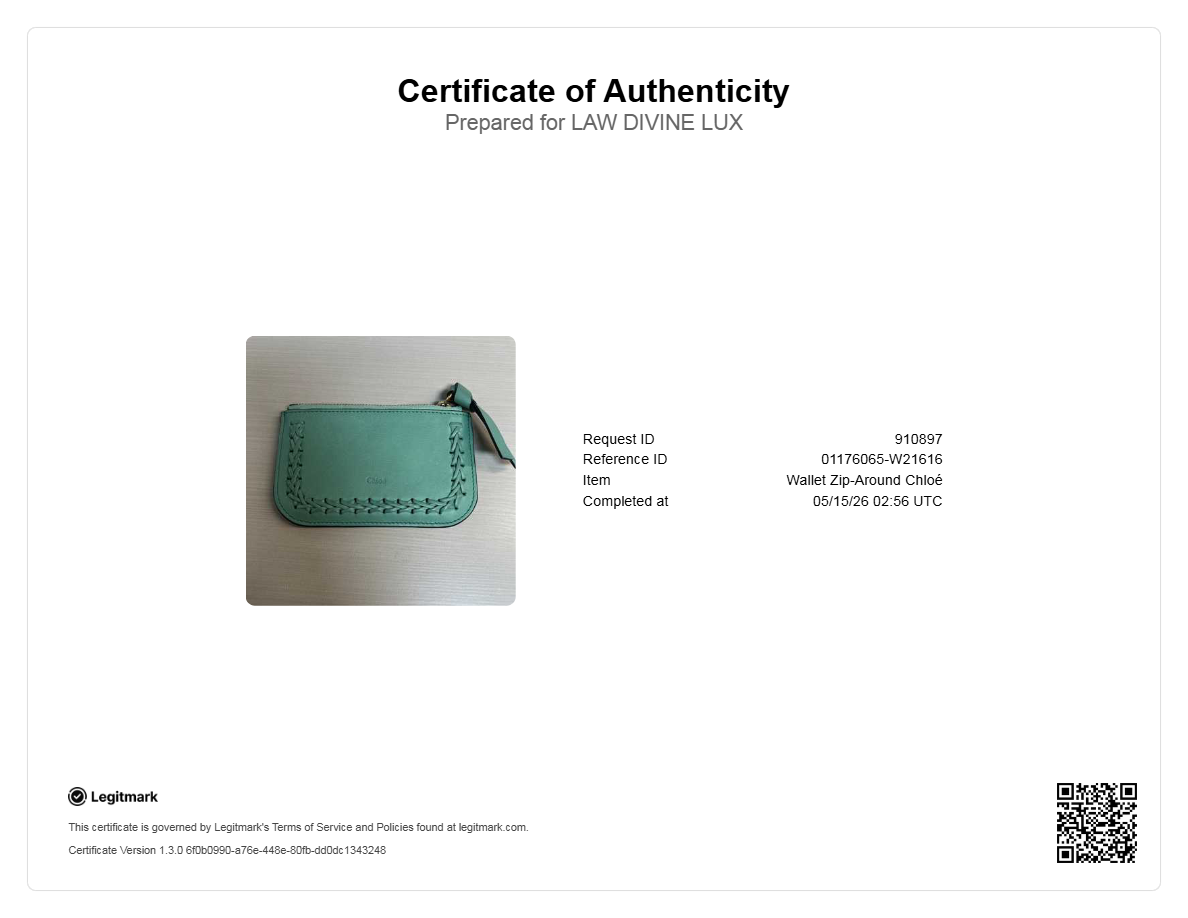 Chloe Mony Leather Zipped Coin Purse with Card Slots W21616