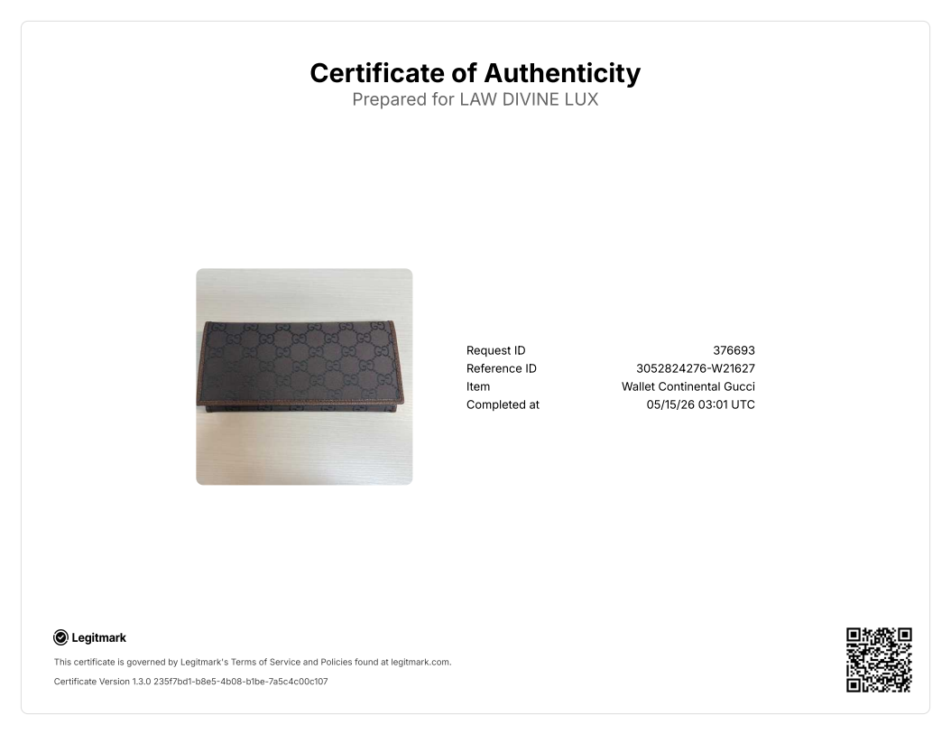 Gucci GG Canvas Continental Long Wallet W21627