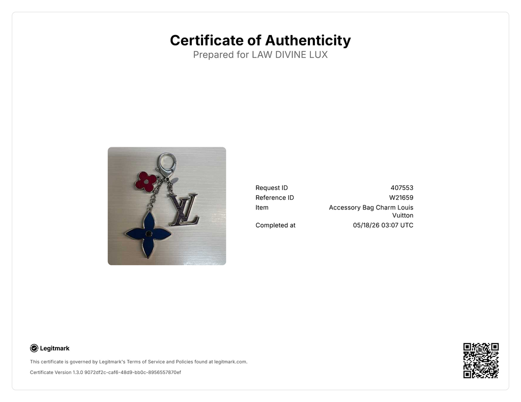 Louis Vuitton Epi Fleur de Monogram Bag Charm W21659