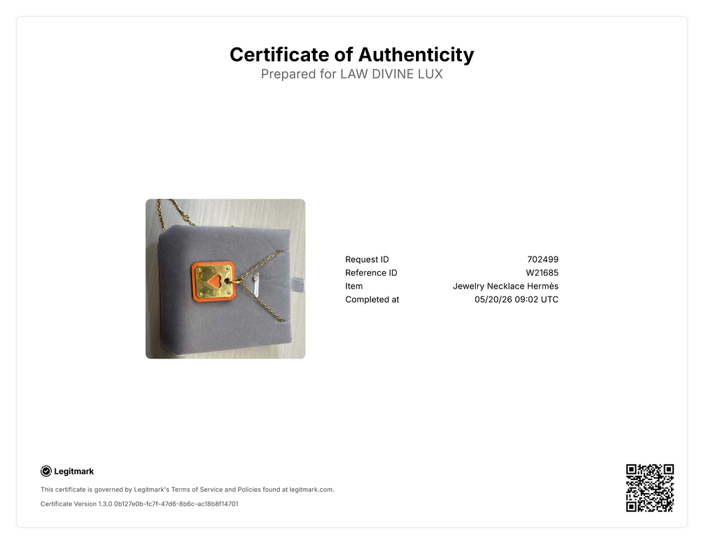 Hermes As de Coeur Pendant W21685