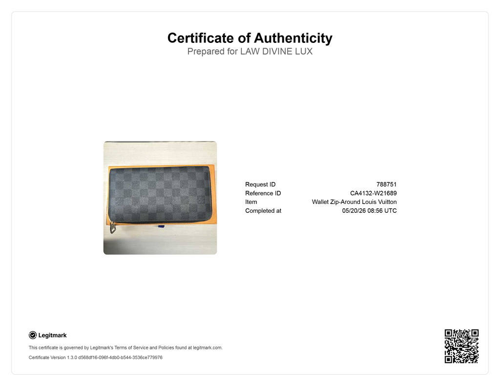 Louis Vuitton Damier Zippy Wallet W21689