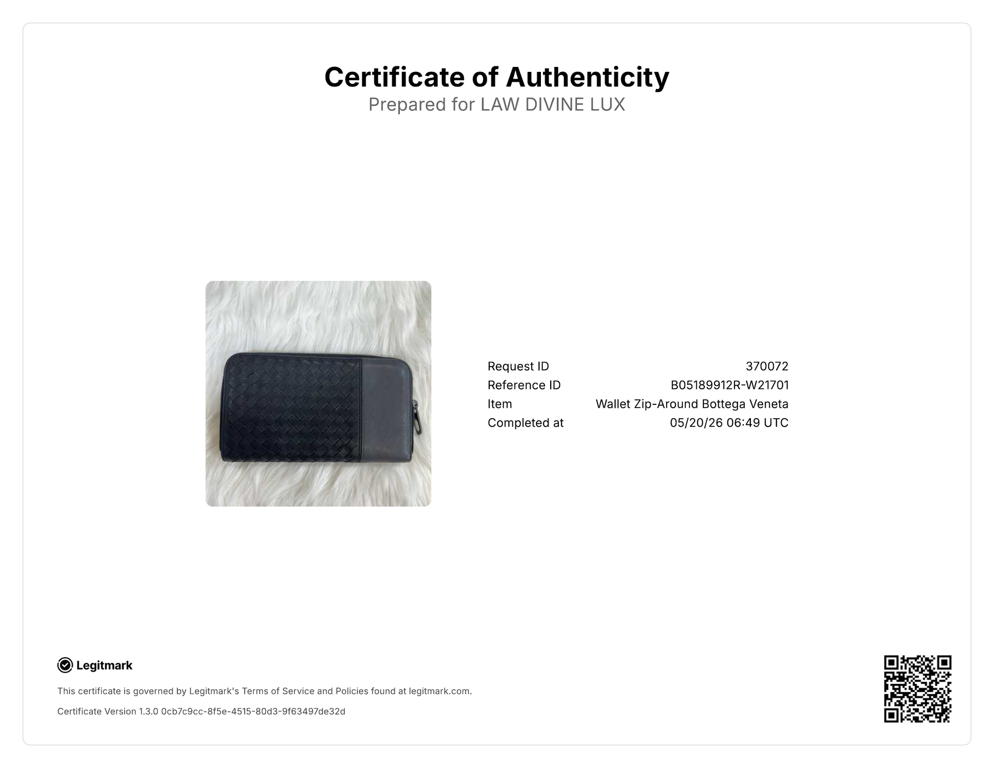 Bottega Veneta Intrecciato Leather Panel Zip Around Long Wallet W21701