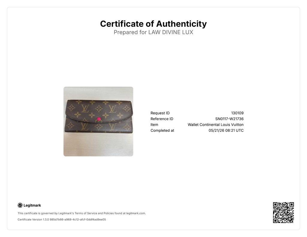 Louis Vuitton Monogram Wallet W21736