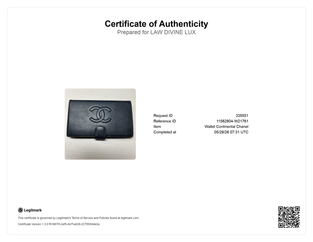 Chanel Timeless CC French Wallet W21761