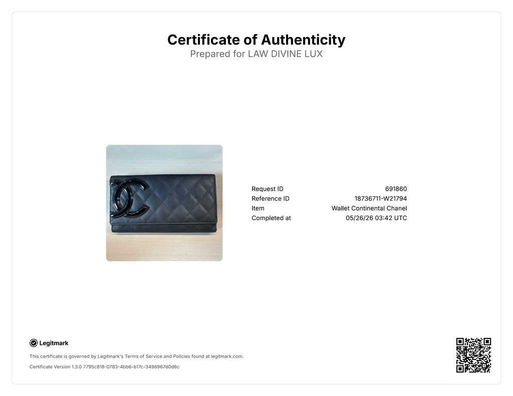 Chanel Cambon Ligne Long Flap Wallet W21794