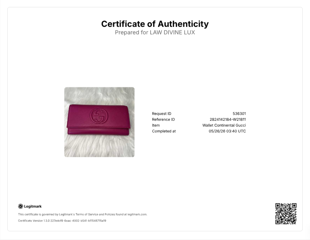 Pebbled Calfskin Large Soho Continental Wallet W21811