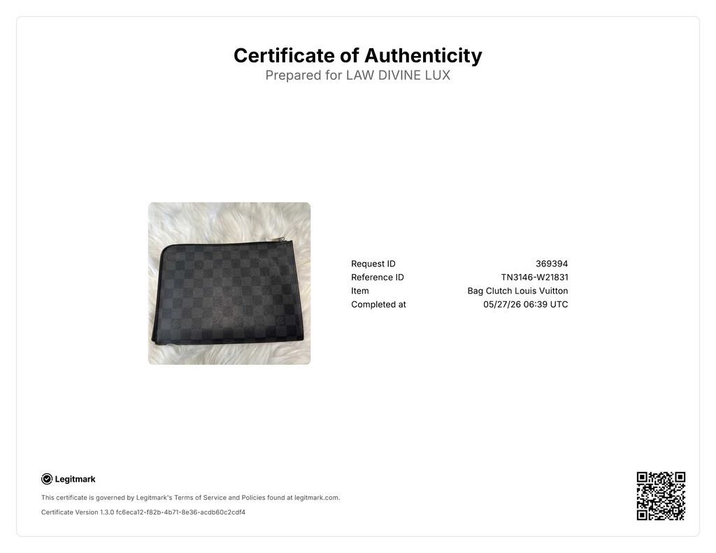 Louis Vuitton Damier Graphite Pochette Jour PM W21831