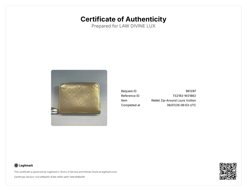 Louis Vuitton Monogram Vernis Zippy Coin Purse W21862