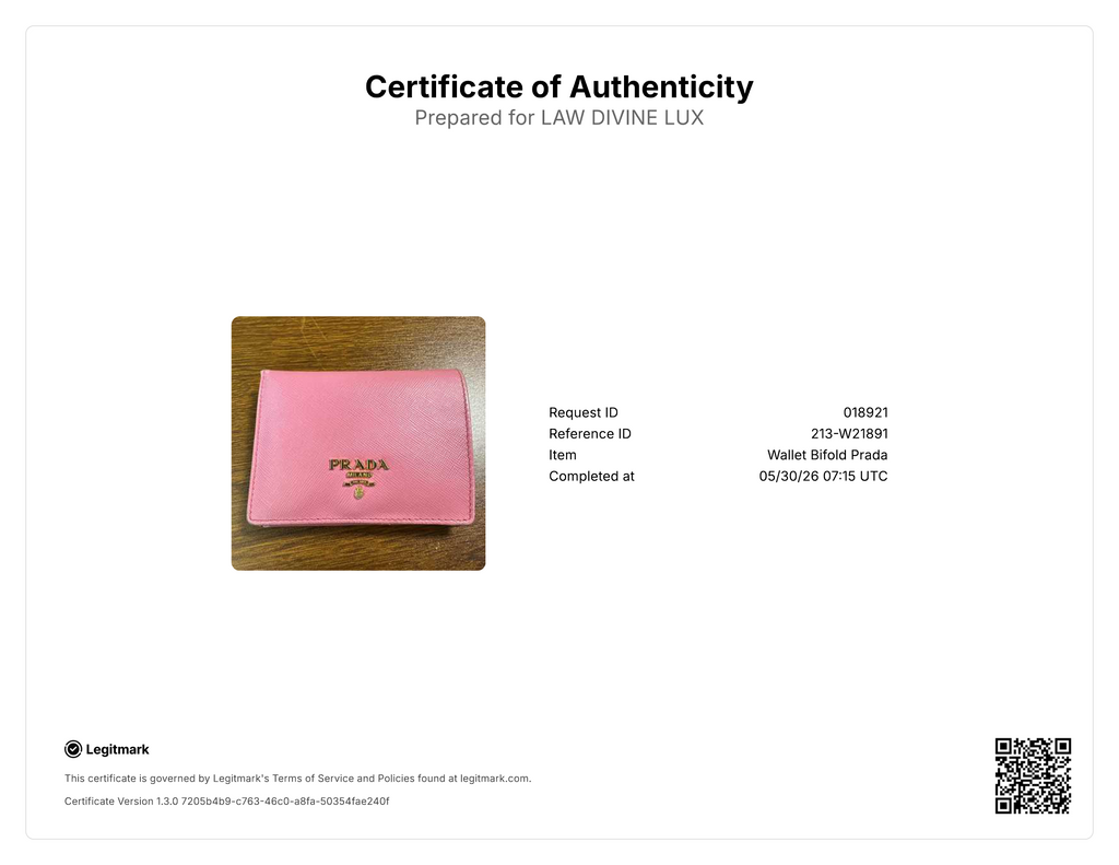 Prada Saffiano Leather Wallet W21891