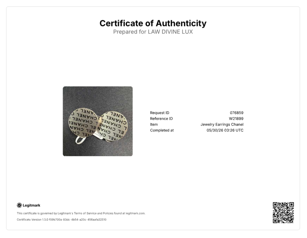 Chanel 2000 Cruise Collection Logo Print Round Plate Earrings W21899