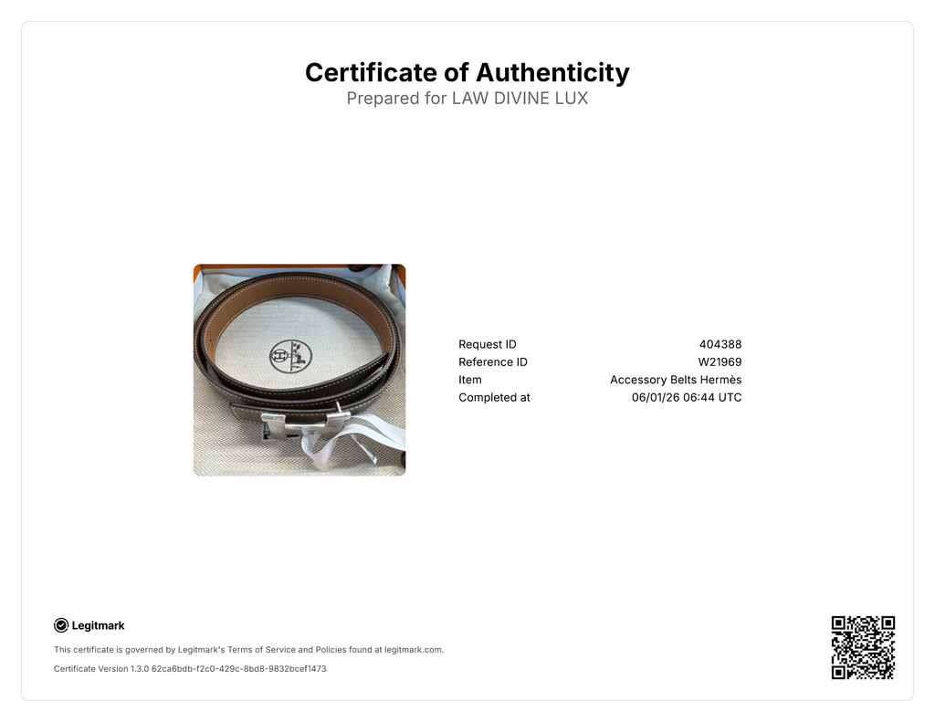 Hermes H Belt Kit W21969