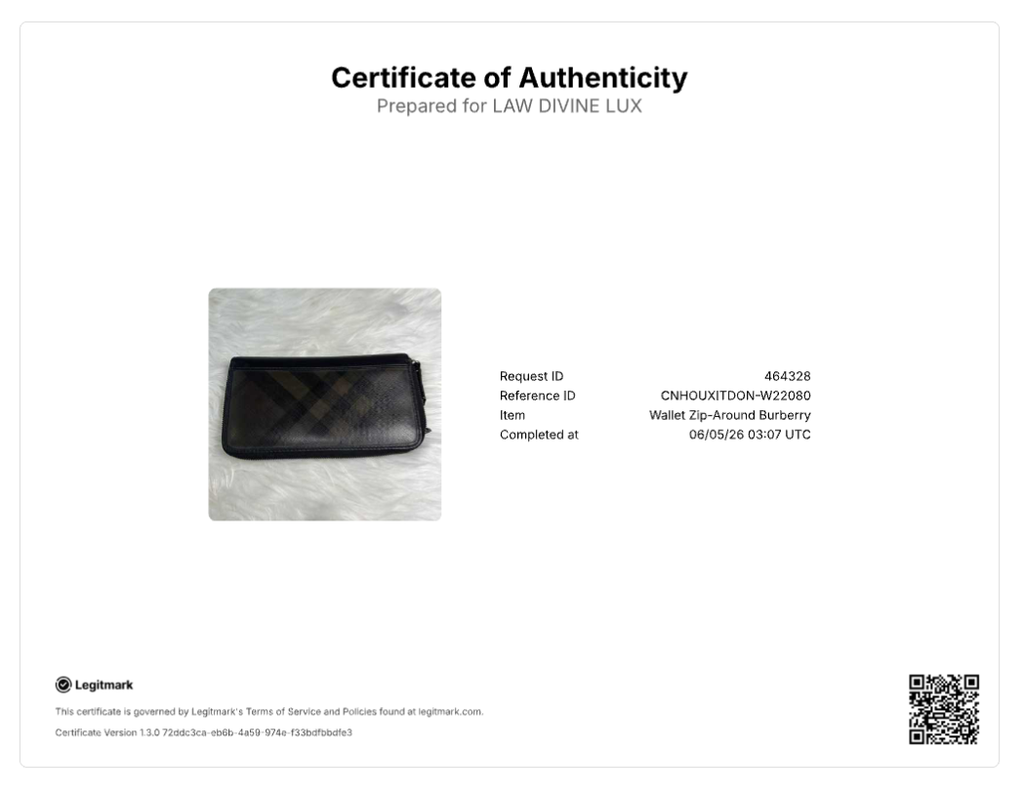 Burberry zip-around wallet W22080