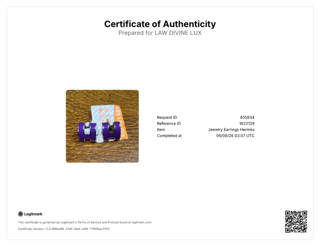 Hermès "Pop H" earring W22129