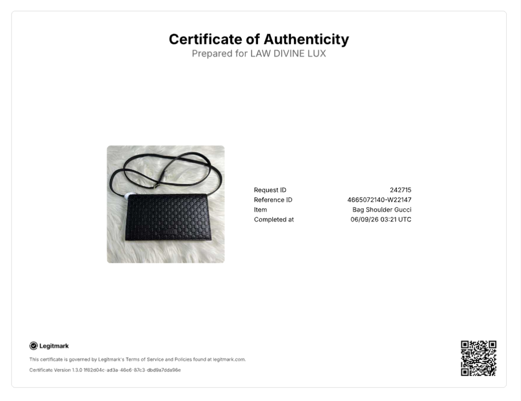 Gucci Microguccissima Crossbody Wallet W22147
