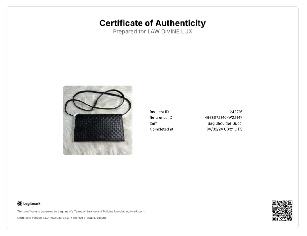Gucci Microguccissima Crossbody Wallet W22147