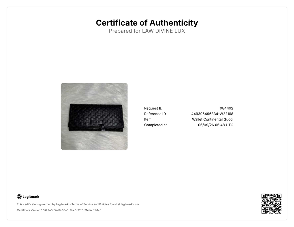 Gucci Microguccissima Flap Continental Wallet W22168