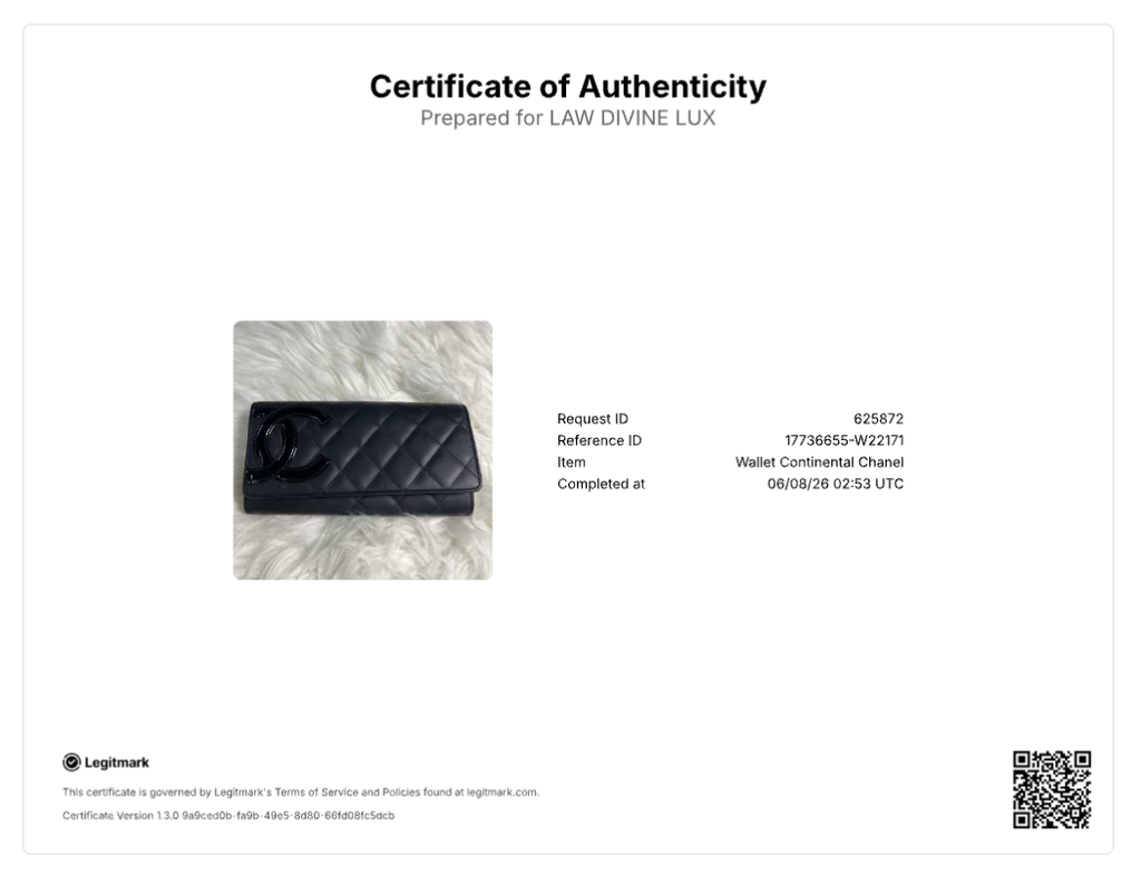 Chanel Cambon Ligne Long Flap Wallet W22171