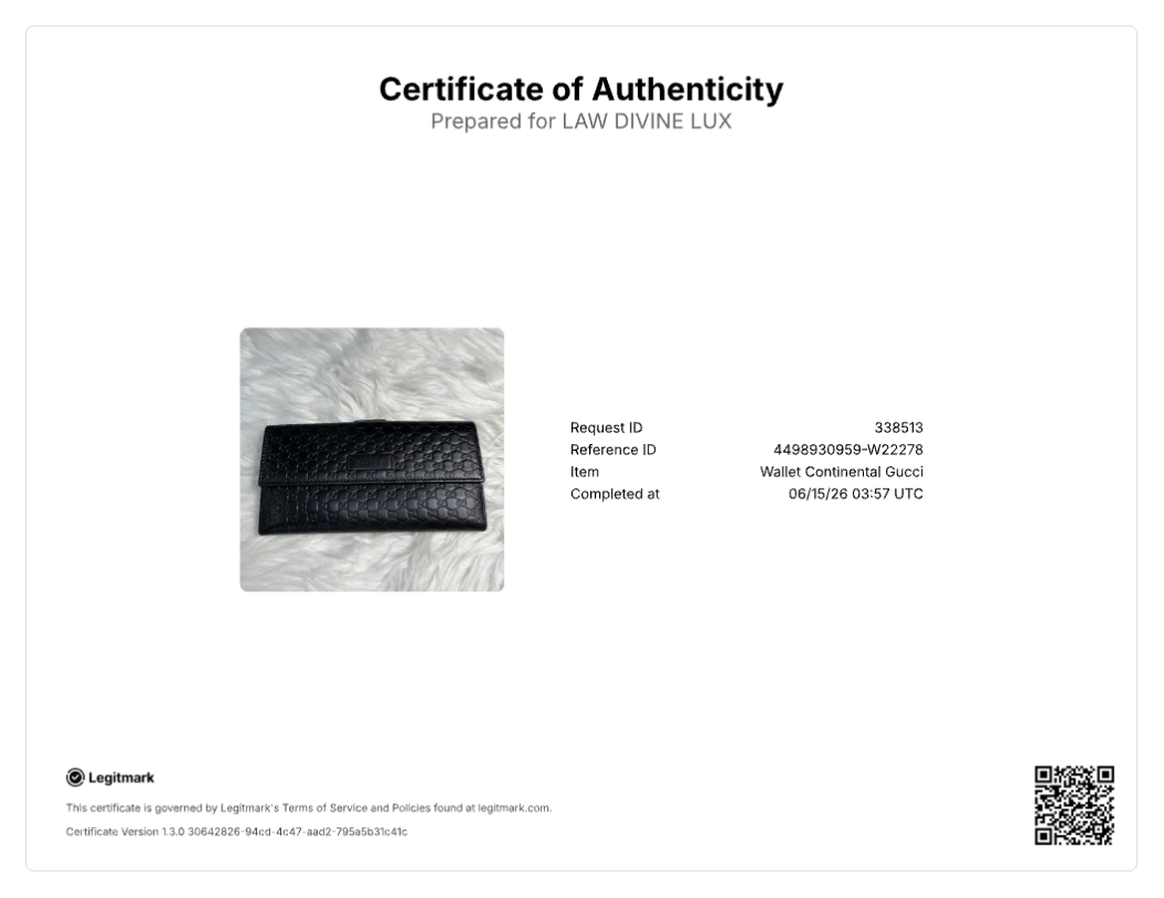 Gucci Microguccissima Continental Flap Wallet W22278