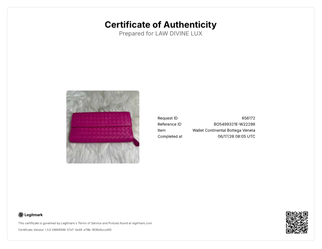 Bottega Veneta Intrecciato Nappa Leather Continental Wallet W22298