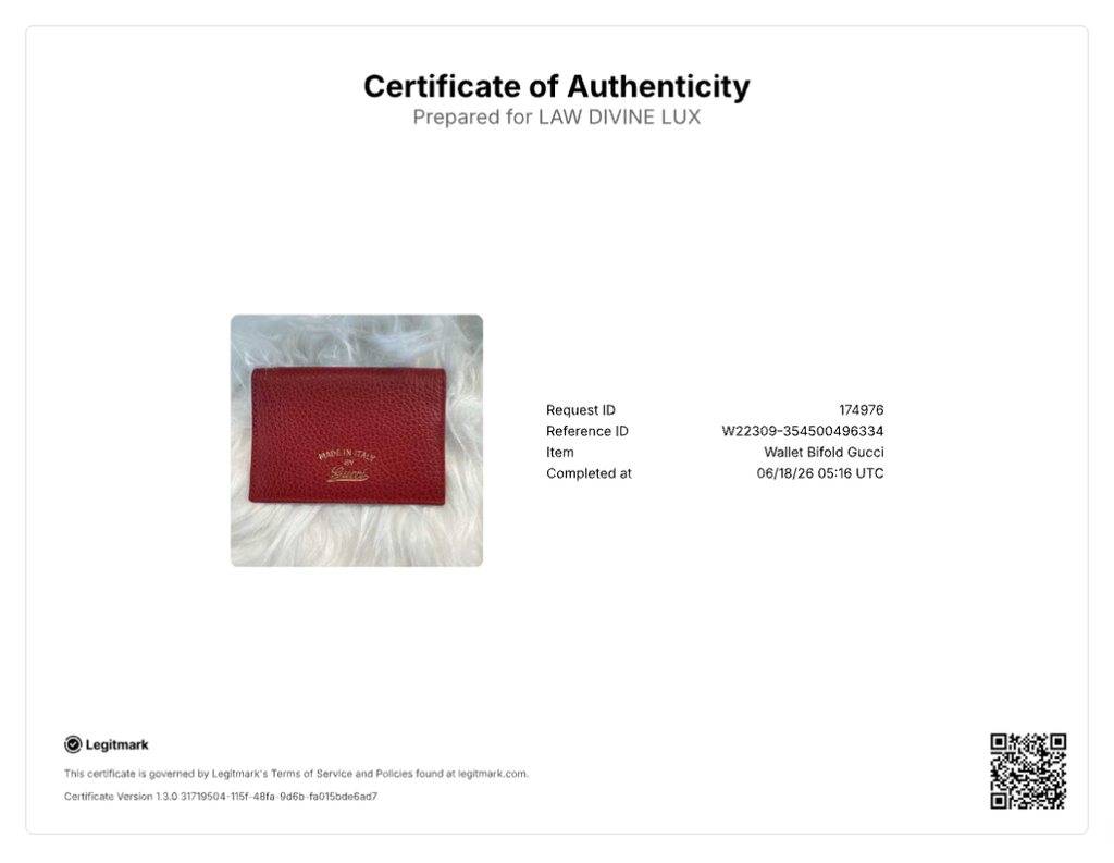 Gucci Swing Leather Train Pass Card Case W22309