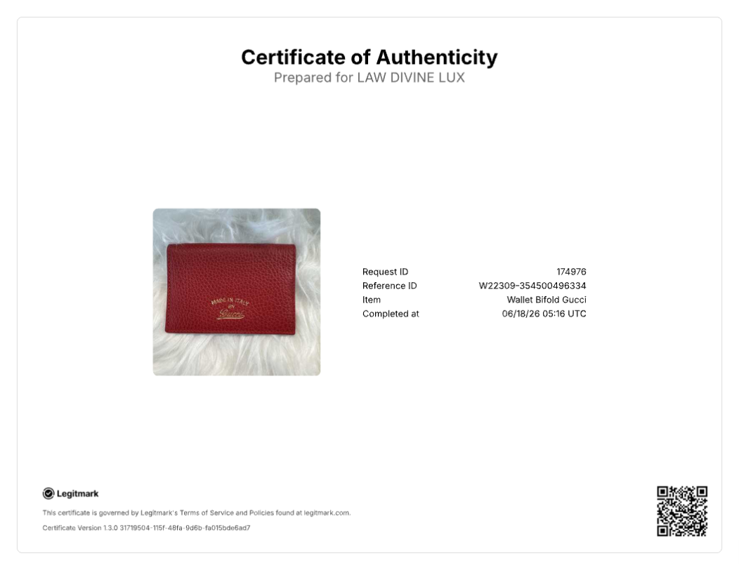 Gucci Swing Leather Train Pass Card Case W22309