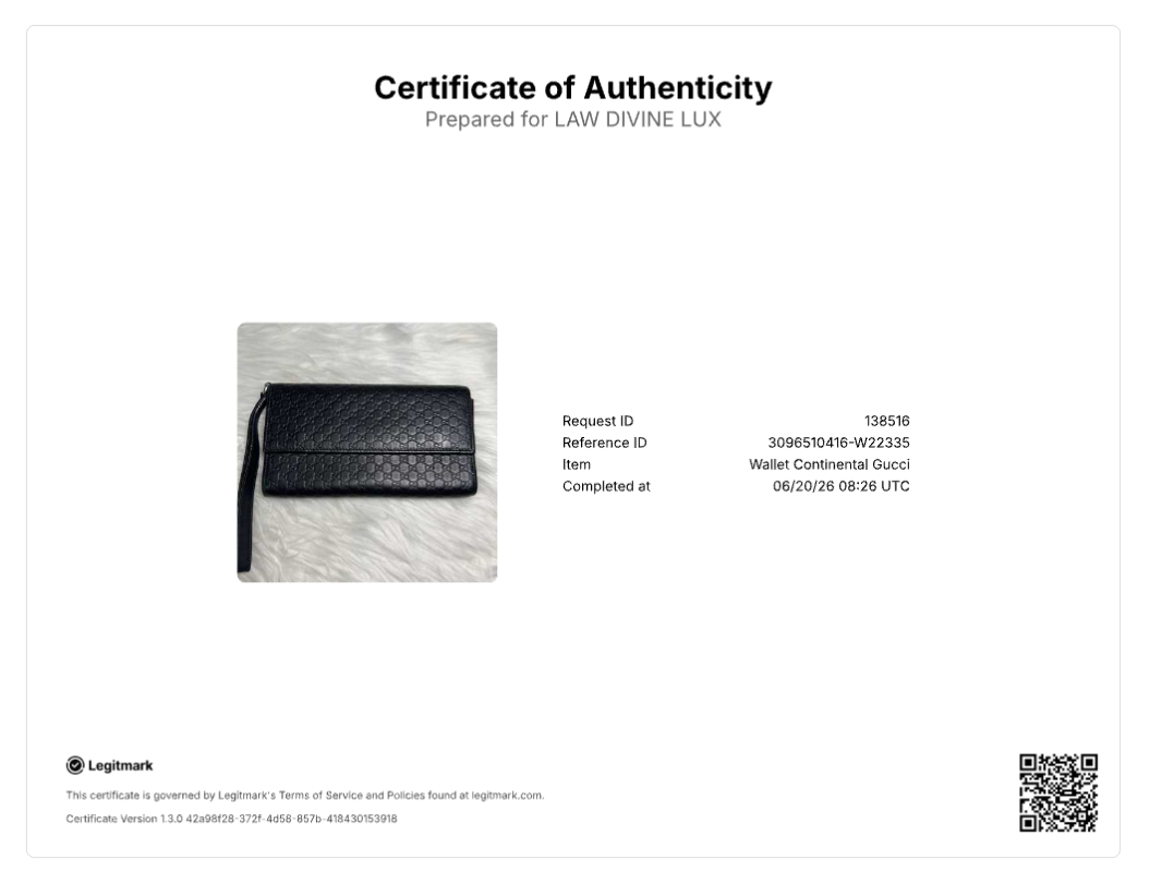 Gucci Microguccissima Travel Document Case / Clutch Wallet W22335