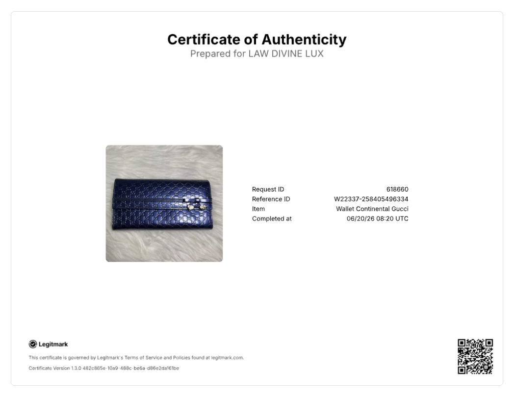 Gucci Microguccissima Patent Leather Nice Continental Flap Wallet with Heart Charms W22337