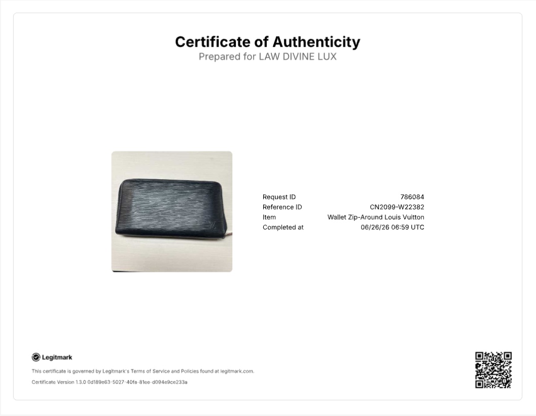 Louis Vuitton Epi Leather Zippy Wallet W22382