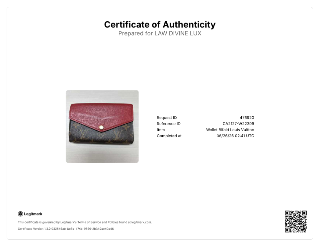 Cerise Monogram Canvas Pallas Compact Wallet W22396