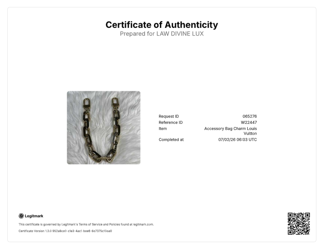 Louis Vuitton Monogram Chain Bracelet W22447