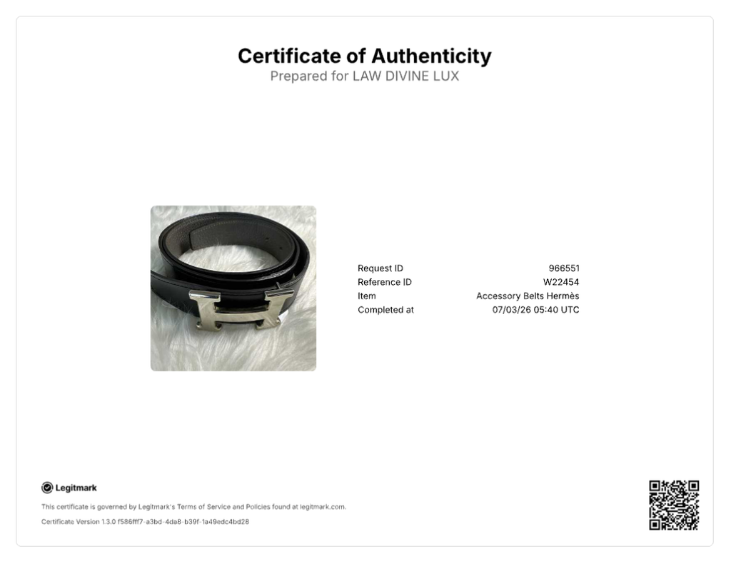 Box Courchevel 32mm H Belt 80 32 Black Gold W22454
