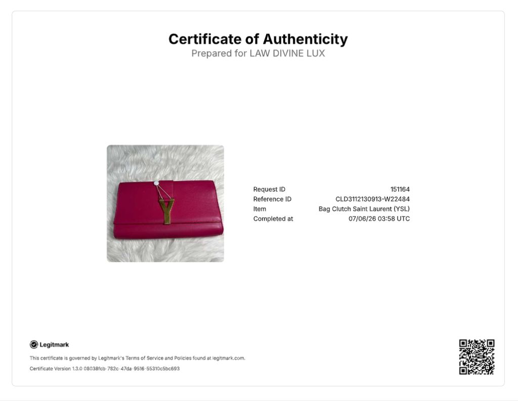 Saint Laurent Classic Y Ligne Clutch Bag W22484