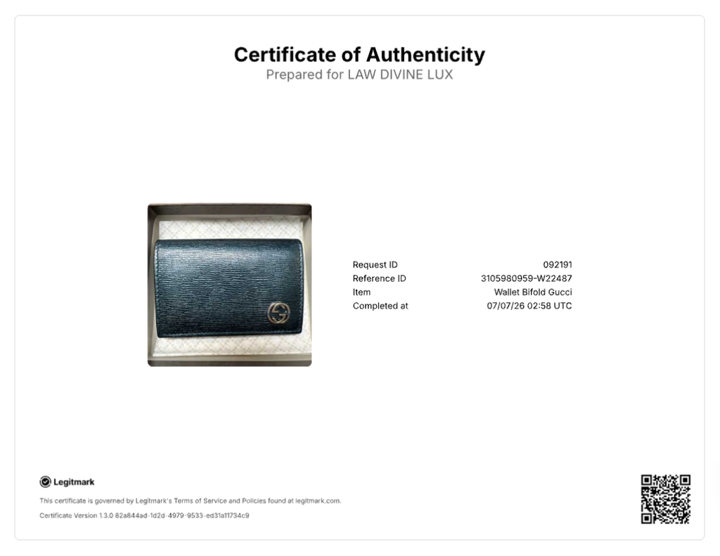 Blue Leather Card Case W22487