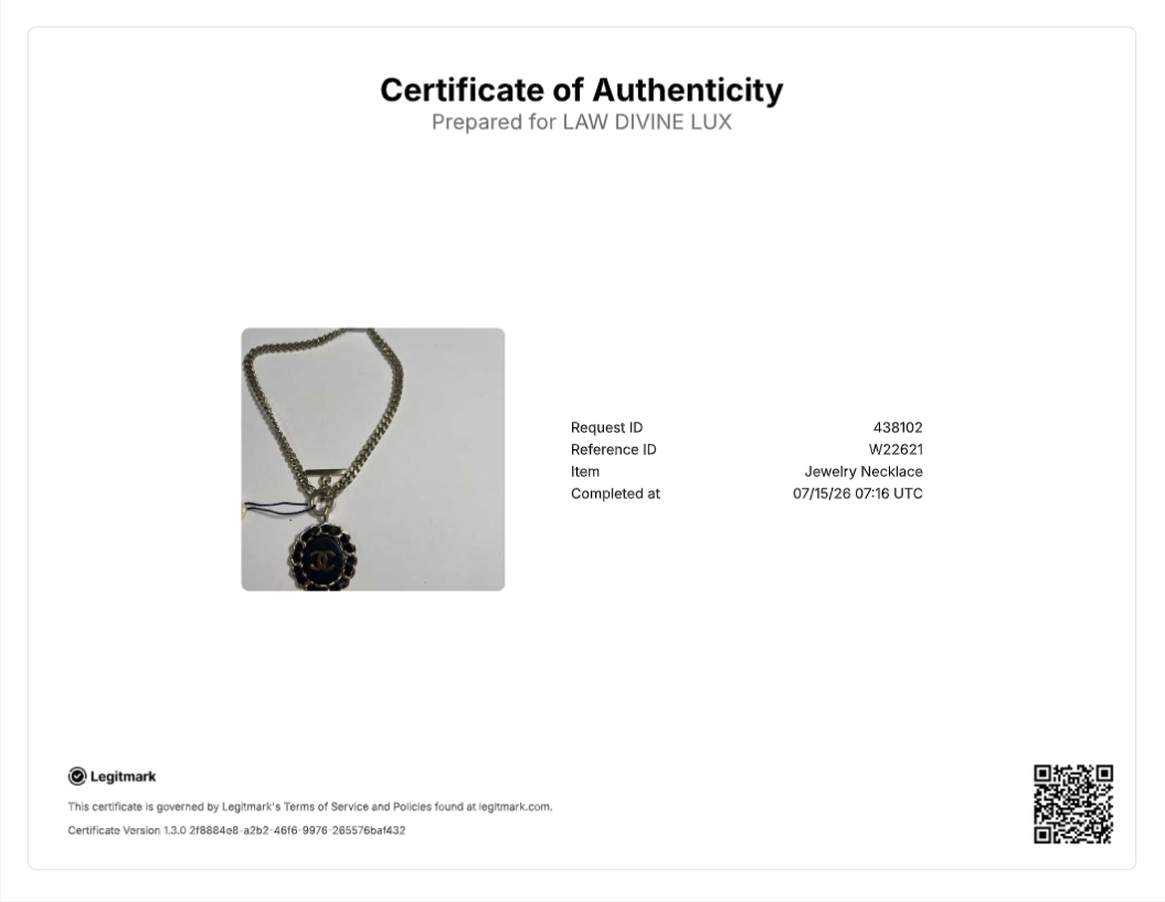 Gold-tone Metal Necklace W22621