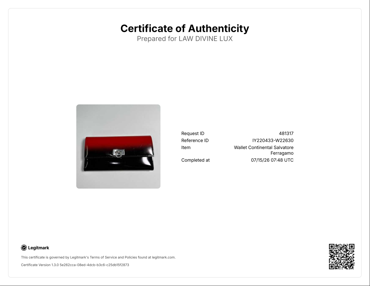 Gancini Continental Wallet in Patent Leather W22630