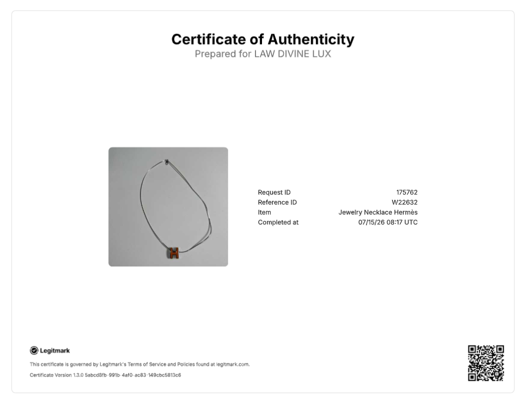 Hermès Pop H Pendant Necklace W22632