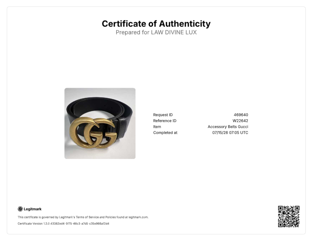Gucci GG Marmont Wide Leather Belt W22642