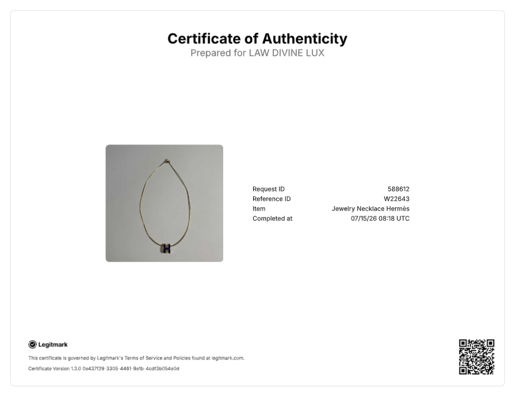 Hermès Pop H Pendant Necklace W22643