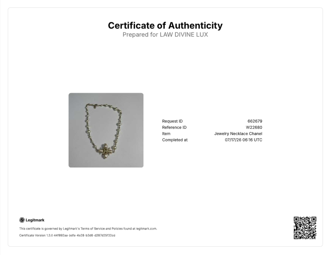 Gold-tone Metal Necklace W22680