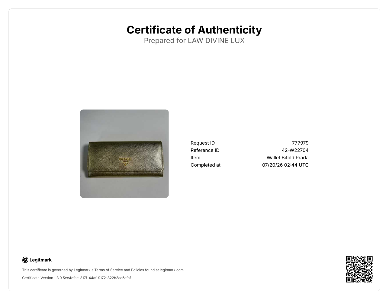 Gold Saffiano Metal Leather Logo Flap Continental Wallet W22704