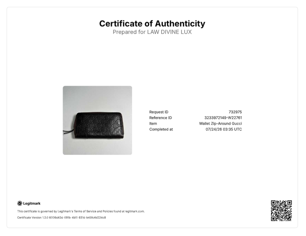 Gucci Guccissima Zip Around Wallet W22761